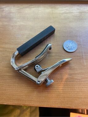 Shubb C1 Polished Nickel Standard Capo for Steel String Guitars
